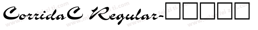 CorridaC Regular字体转换